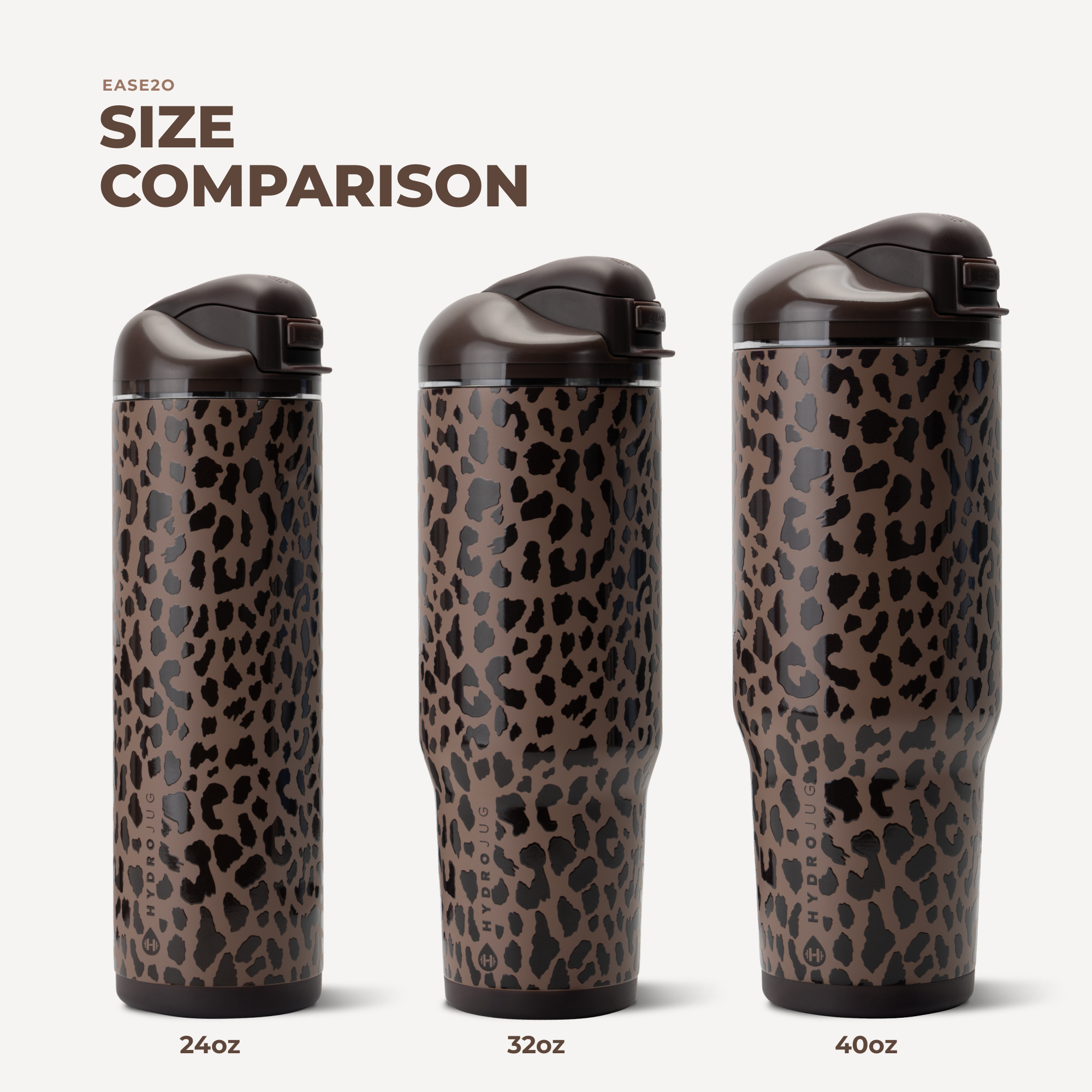 Ease2o 24oz - Brown Leopard